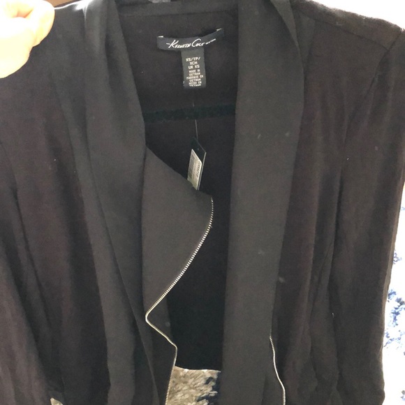 $129 NWT Kenneth Cole black jacket size xs - Picture 5 of 6